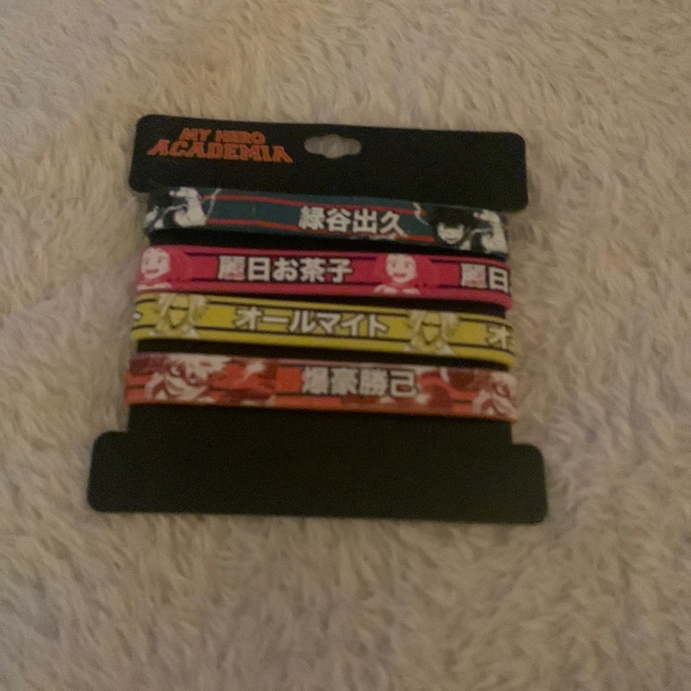 My hero academia wrist bands
